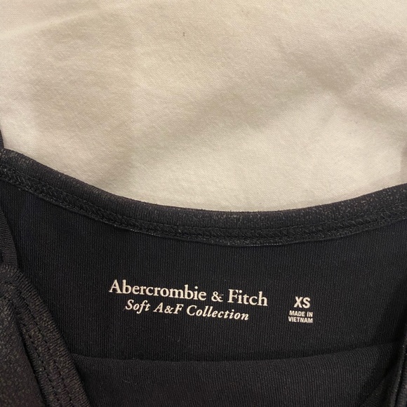 Abercrombie shiny black bodysuit - Picture 2 of 2